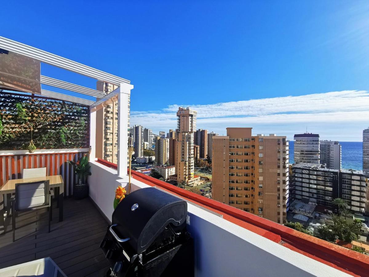 Penthouse Cervantes Sea View Μπένιντορμ Εξωτερικό φωτογραφία