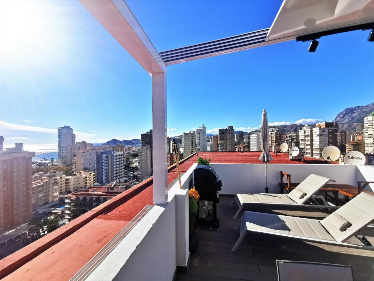 Penthouse Cervantes Sea View Μπένιντορμ Εξωτερικό φωτογραφία