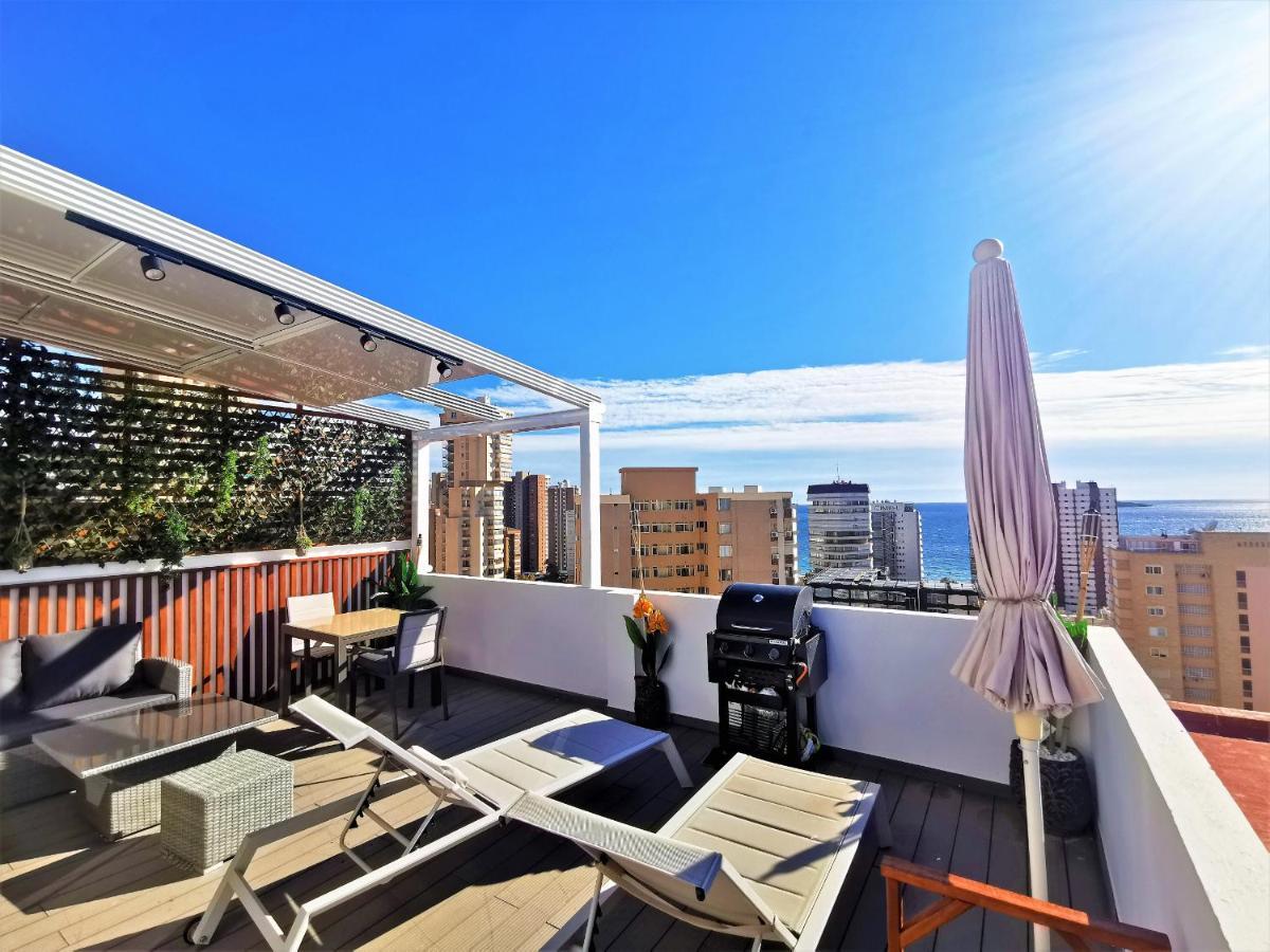 Penthouse Cervantes Sea View Μπένιντορμ Εξωτερικό φωτογραφία
