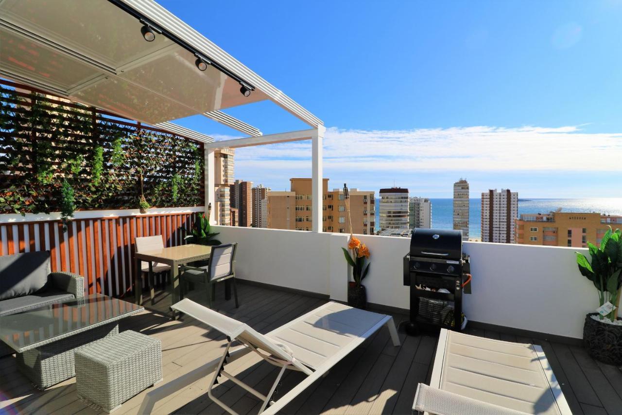 Penthouse Cervantes Sea View Μπένιντορμ Εξωτερικό φωτογραφία
