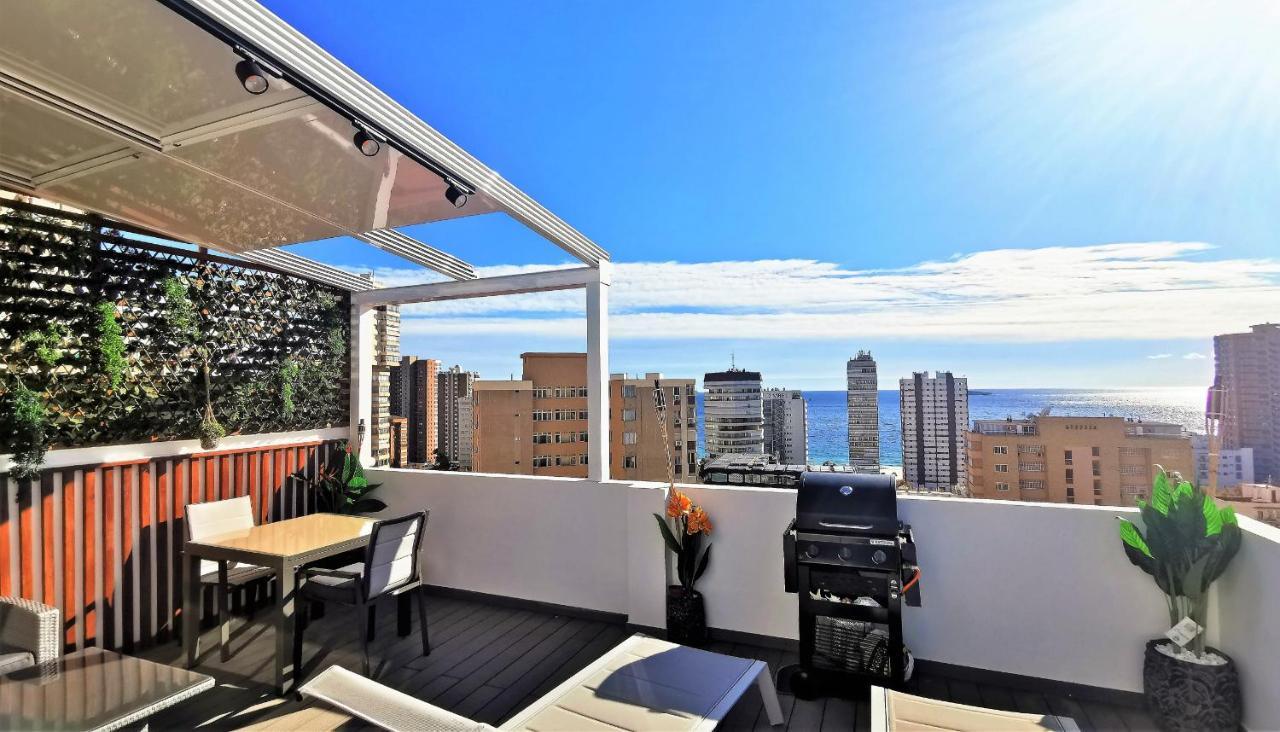 Penthouse Cervantes Sea View Μπένιντορμ Εξωτερικό φωτογραφία