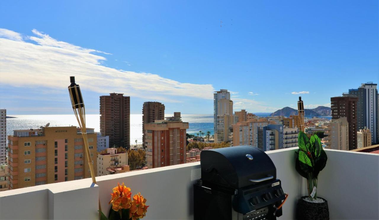 Penthouse Cervantes Sea View Μπένιντορμ Εξωτερικό φωτογραφία