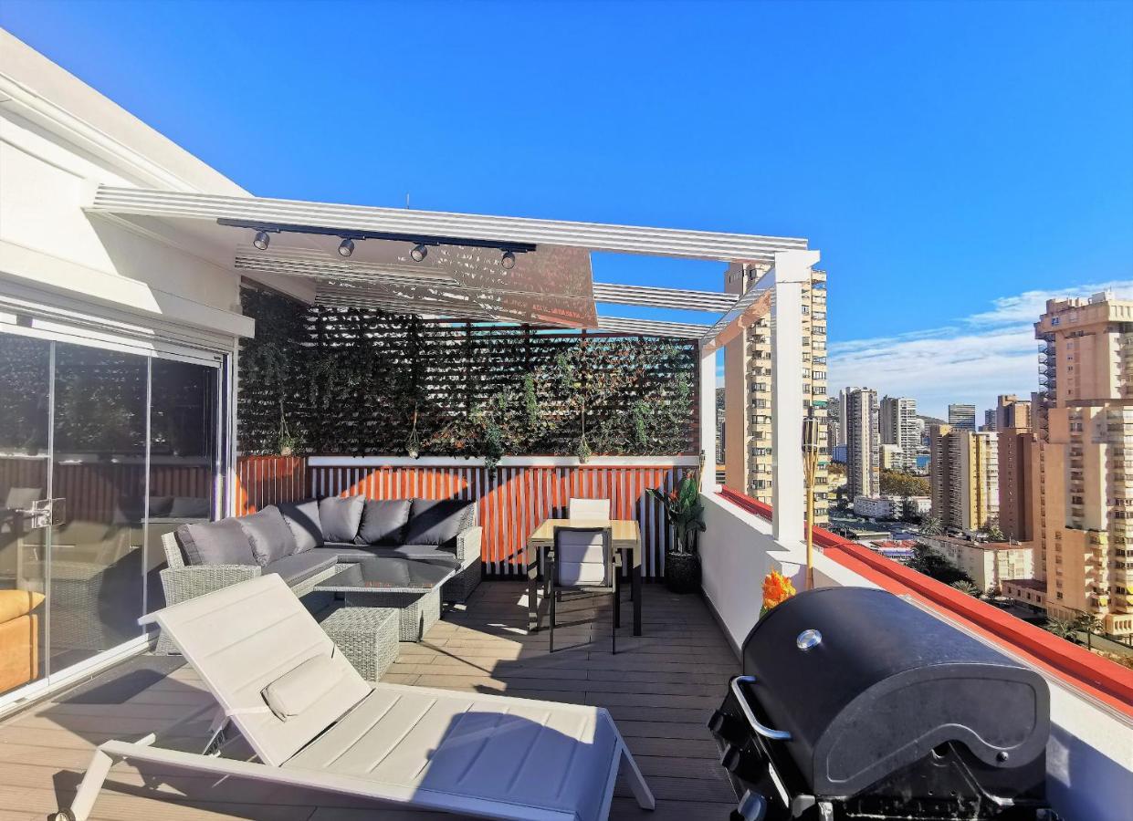 Penthouse Cervantes Sea View Μπένιντορμ Εξωτερικό φωτογραφία