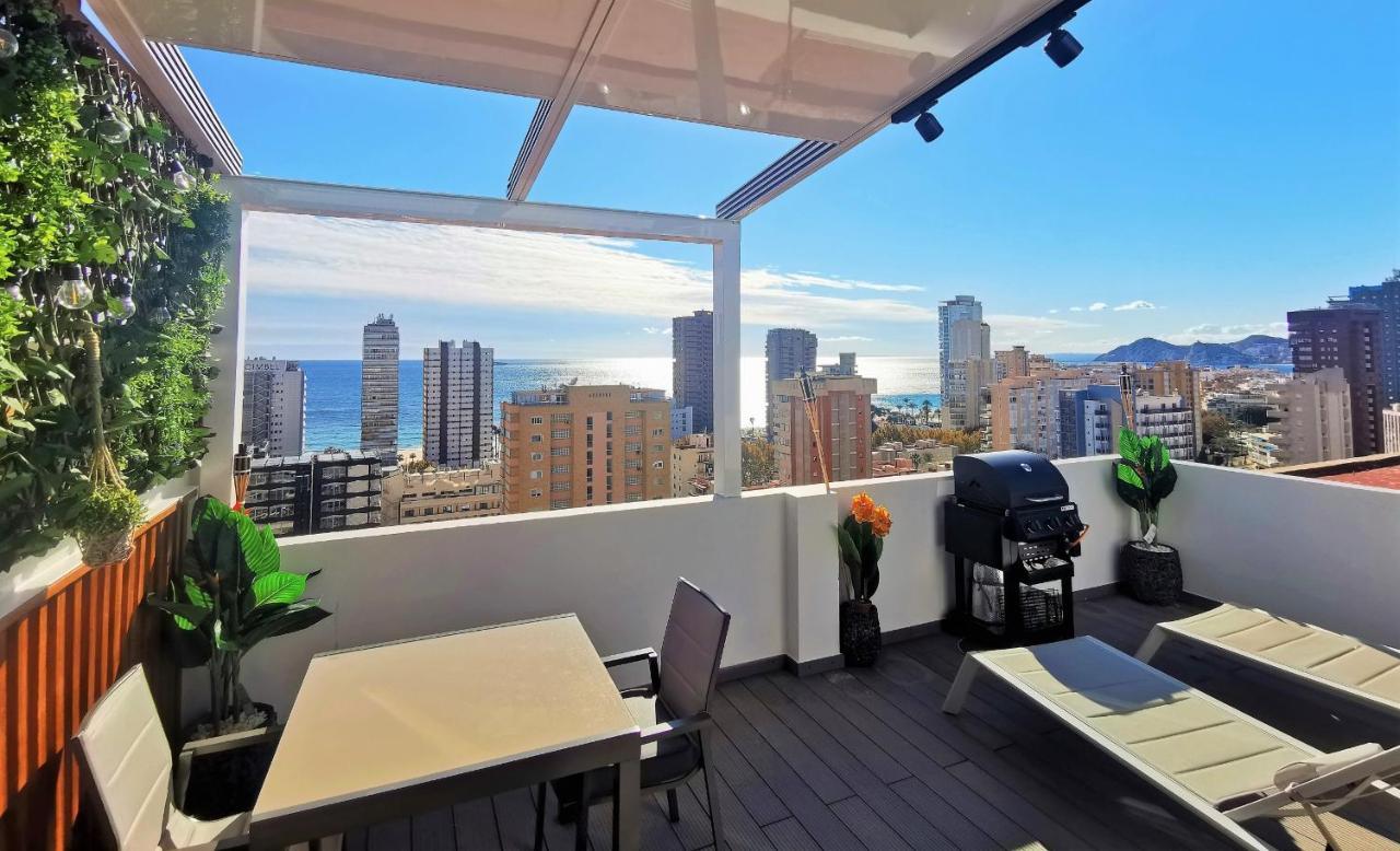 Penthouse Cervantes Sea View Μπένιντορμ Εξωτερικό φωτογραφία