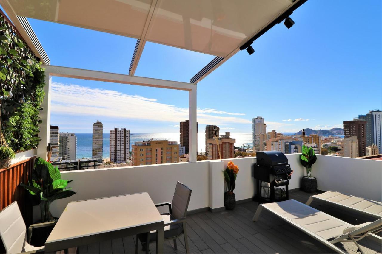 Penthouse Cervantes Sea View Μπένιντορμ Εξωτερικό φωτογραφία