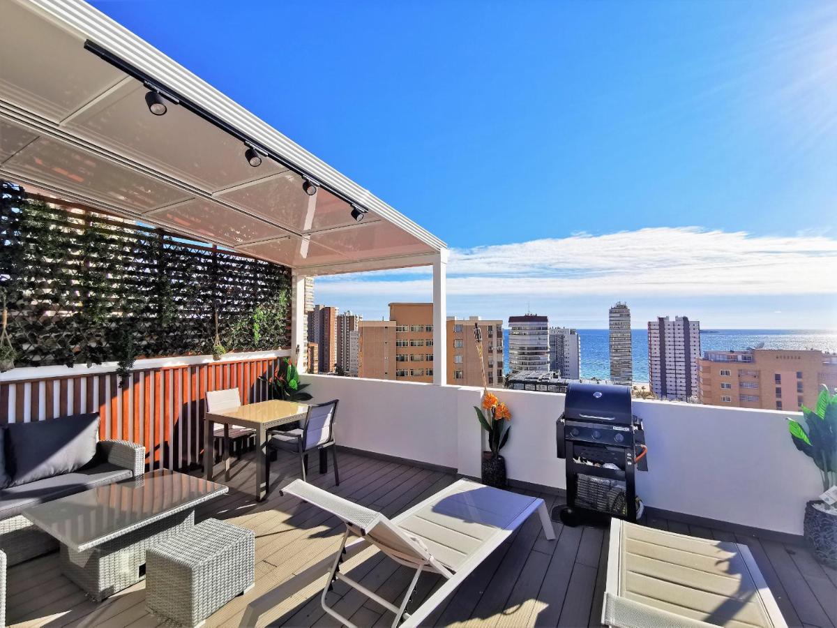 Penthouse Cervantes Sea View Μπένιντορμ Εξωτερικό φωτογραφία