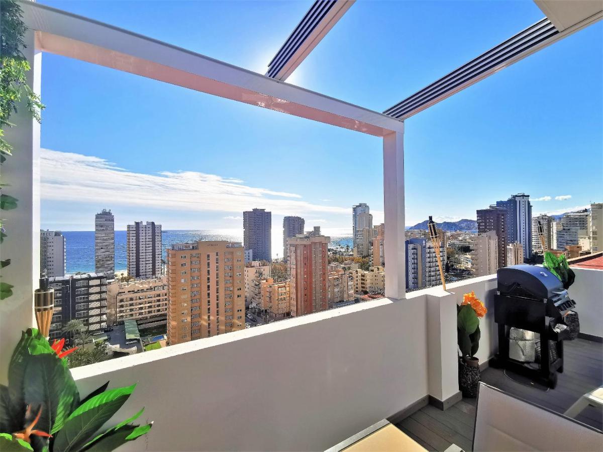 Penthouse Cervantes Sea View Μπένιντορμ Εξωτερικό φωτογραφία